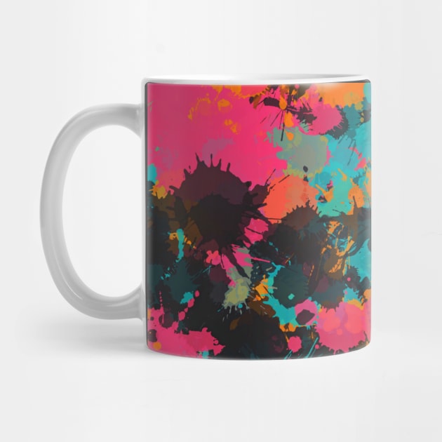 Fiesta Colors Paint Splatter by BigTexFunkadelic